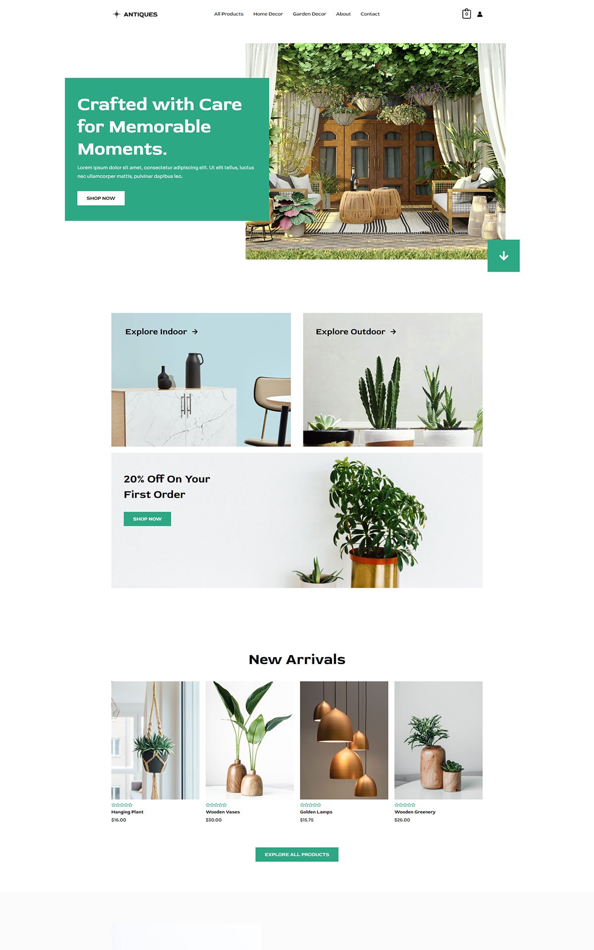 home garden decor 02 astra template preview