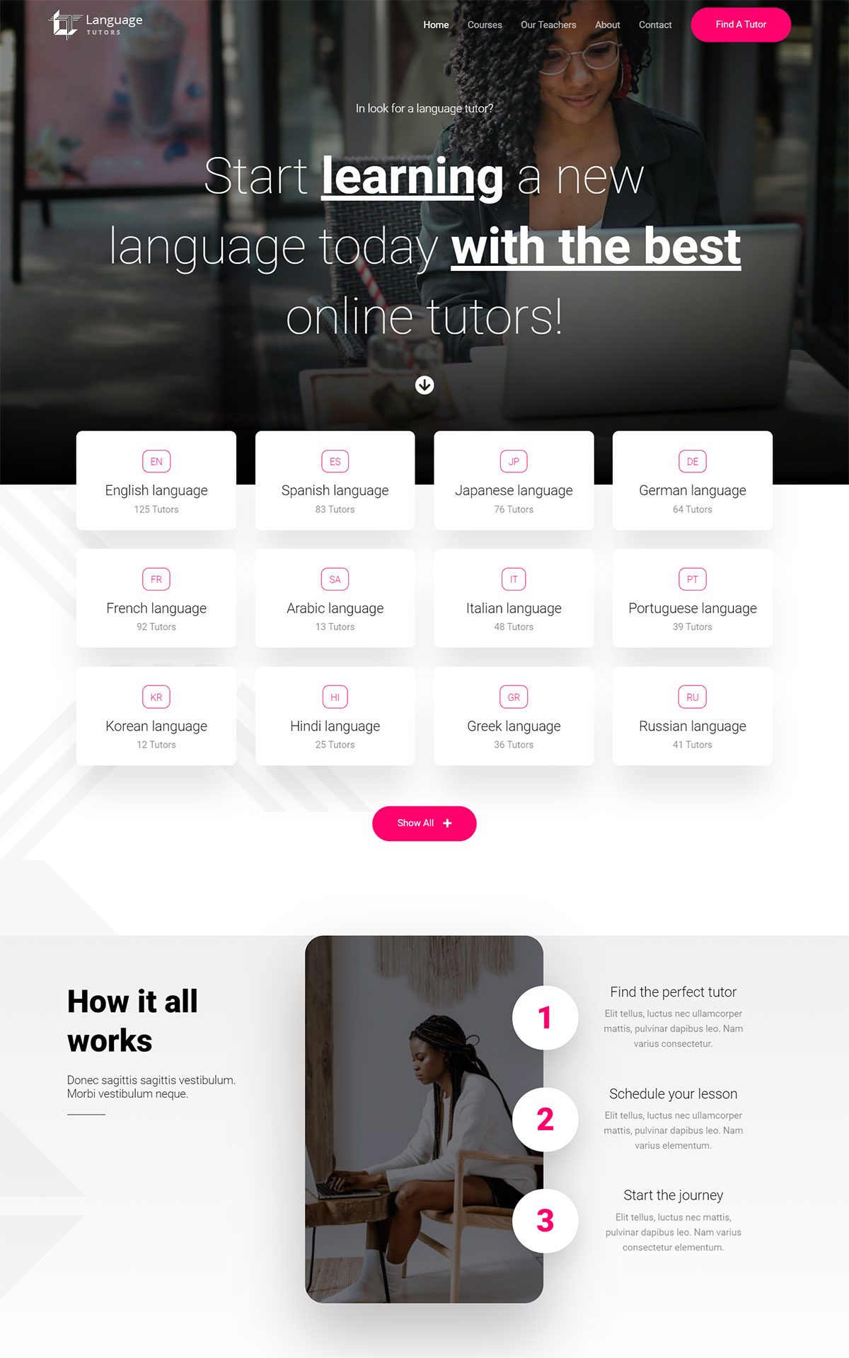 language tutors 02 astra template preview