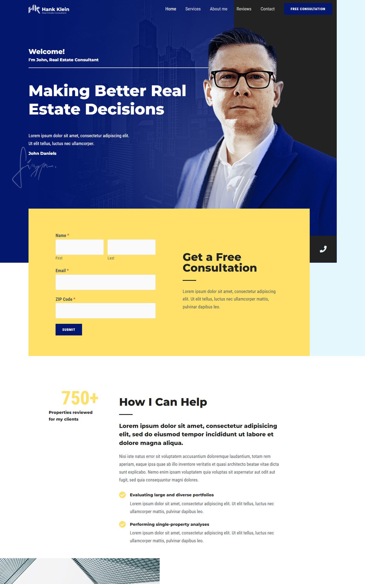 real estate consultant 02 home 1 astra template preview