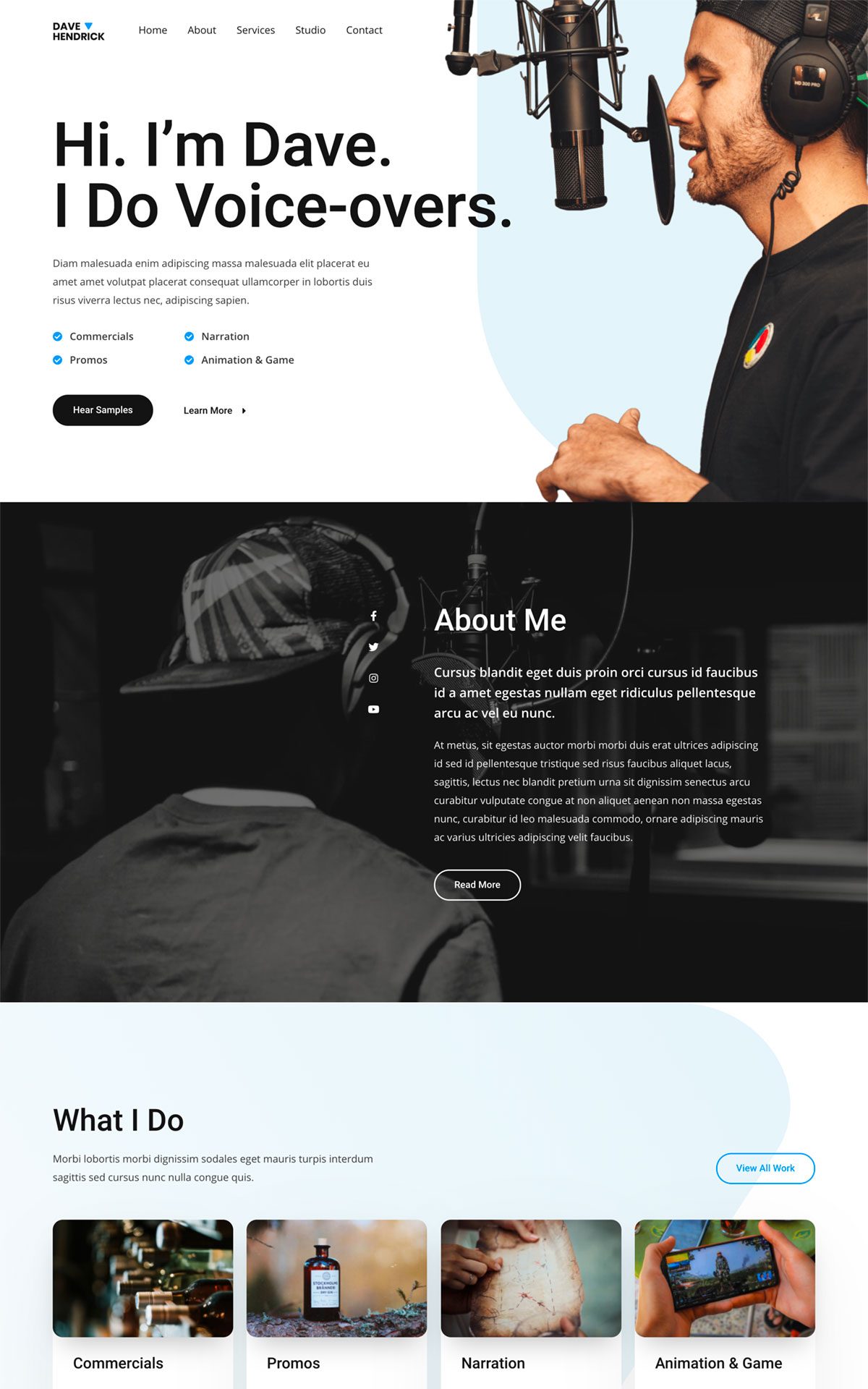 voiceover artist 02 home astra template preview